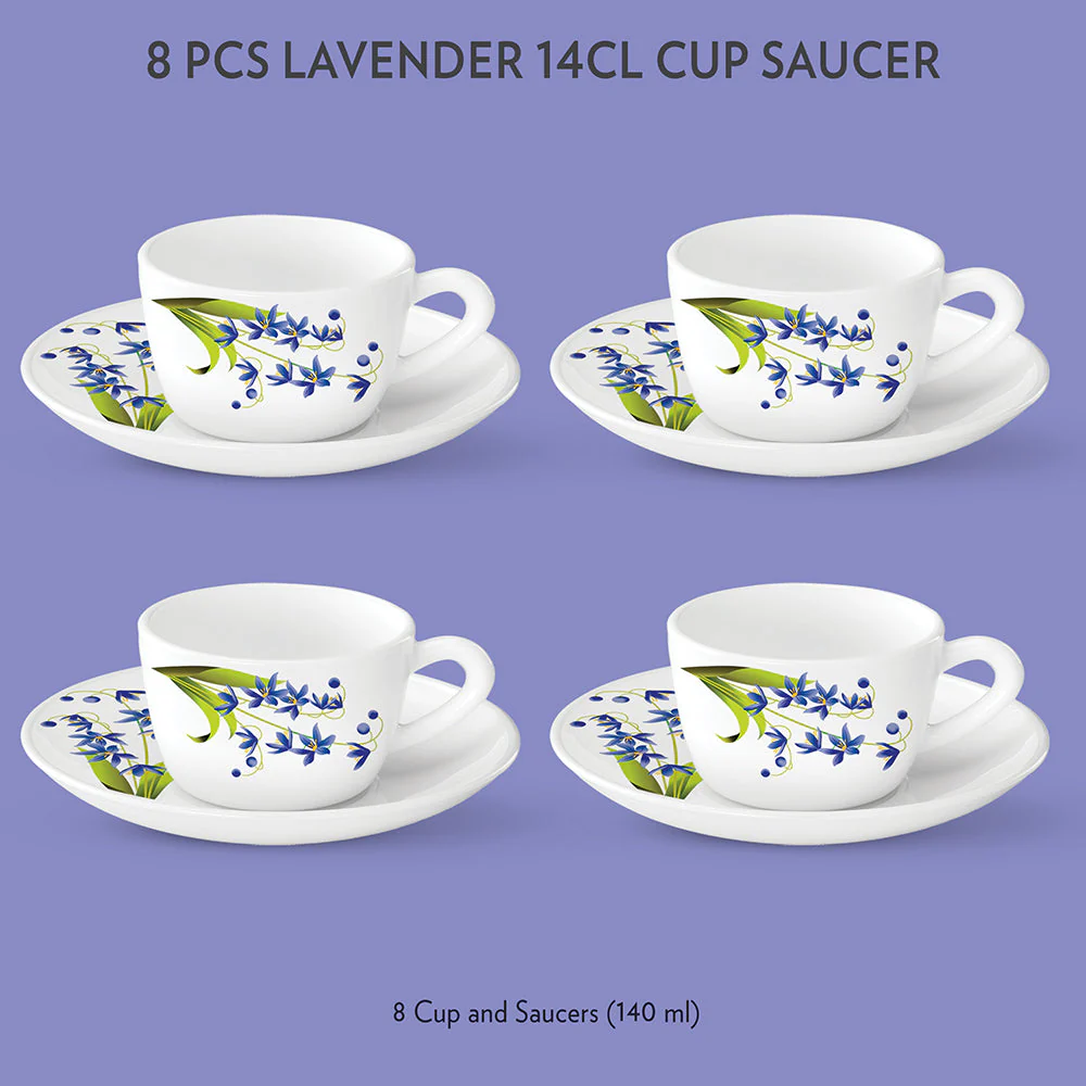 Larah Lavender Cup n Saucer Set - Image 2