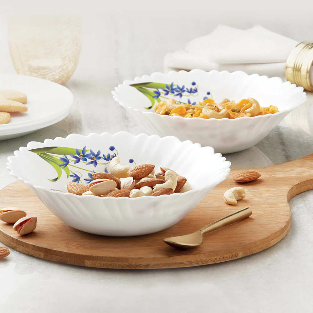 Larah Lavender Snack Set w Mugs, 8 pc - Image 2