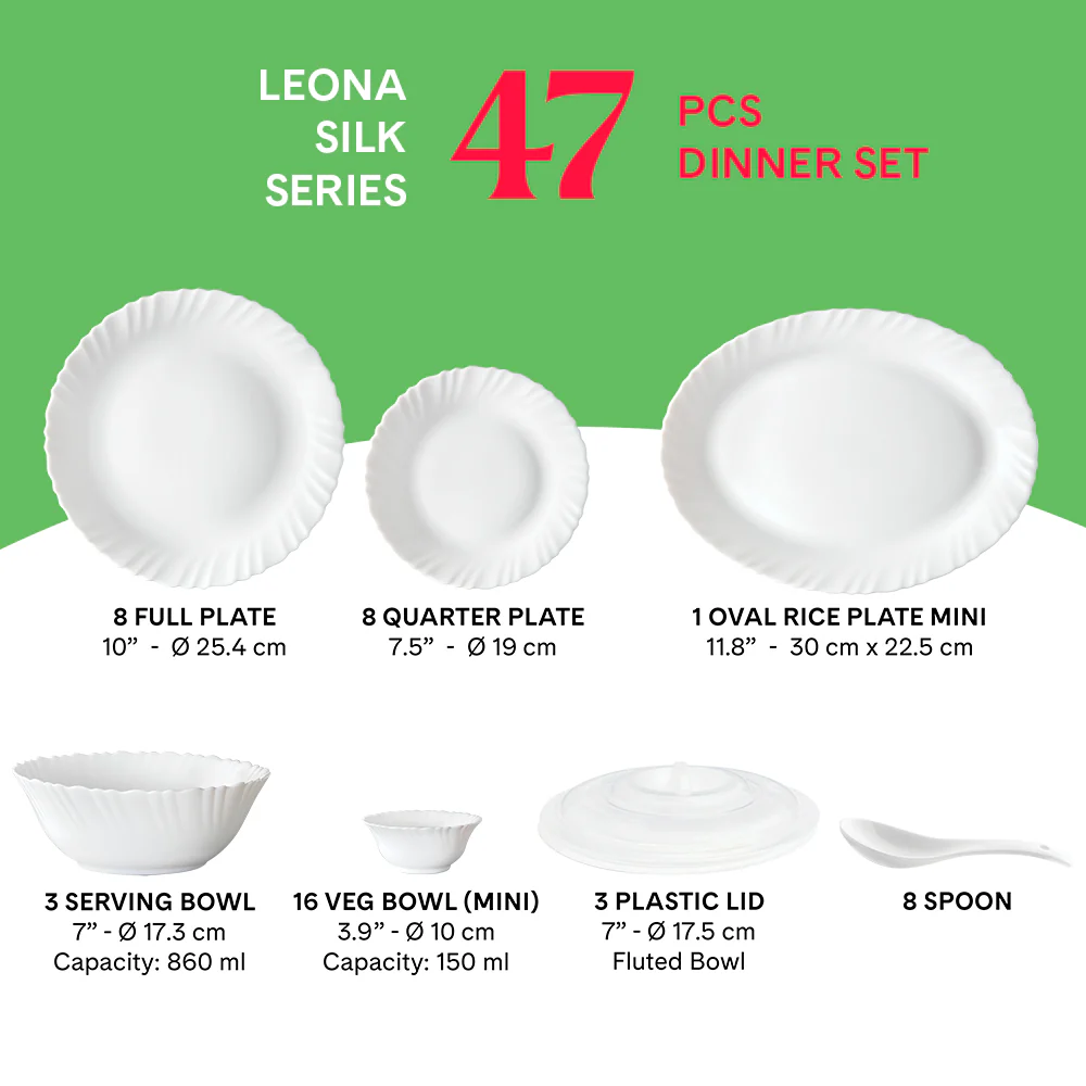 Larah Leona 47 pc Dinner Set - Image 5