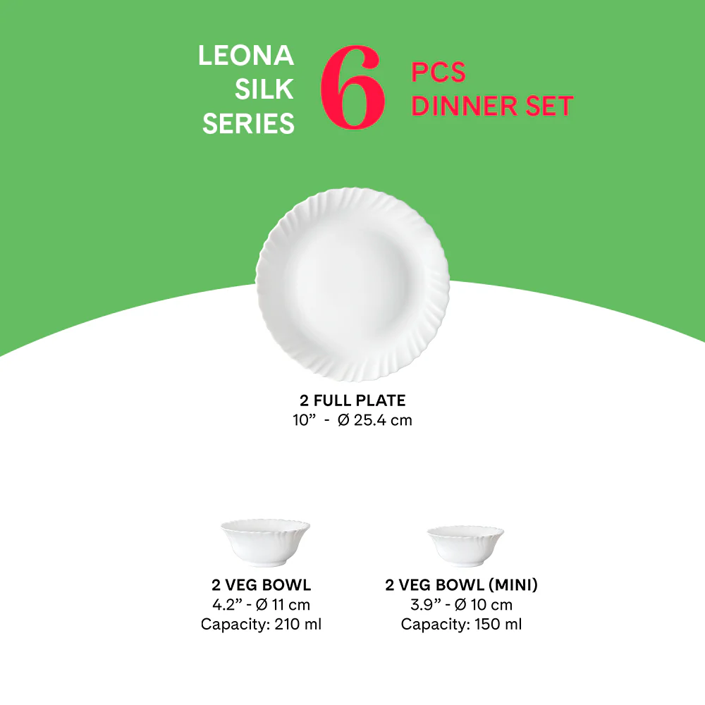 Larah Leona 6 pc Dinner Set - Image 5