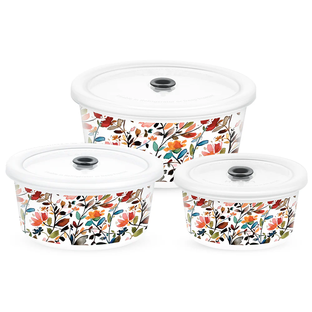 Larah Lupin Storage Bowl Set, 1.2L + 800ml + 400ml - Image 2