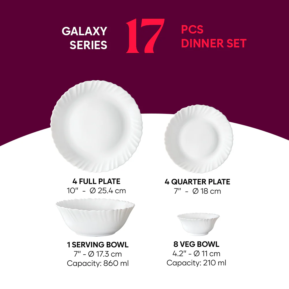 Larah Lush Dinner Set 17 pc - Image 3