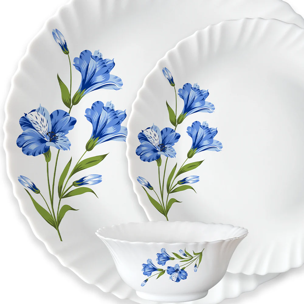 Larah Marina Blue Dinner Set 35 pc - Image 3