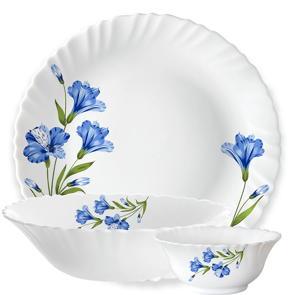 Larah Marina Blue Dinner Set 6 pc - Image 3