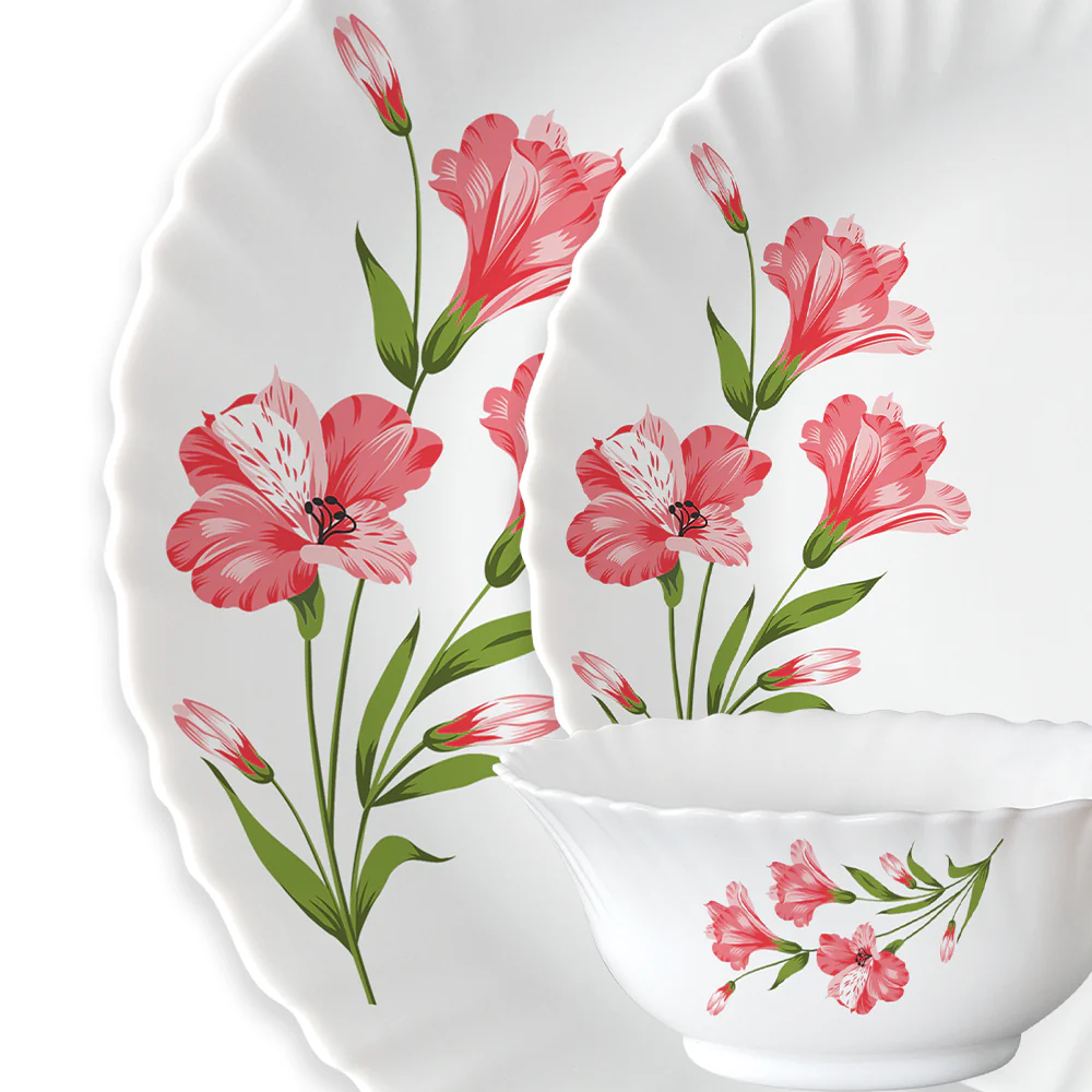 Larah Marina Peach Dinner Set 10 pc - Image 3