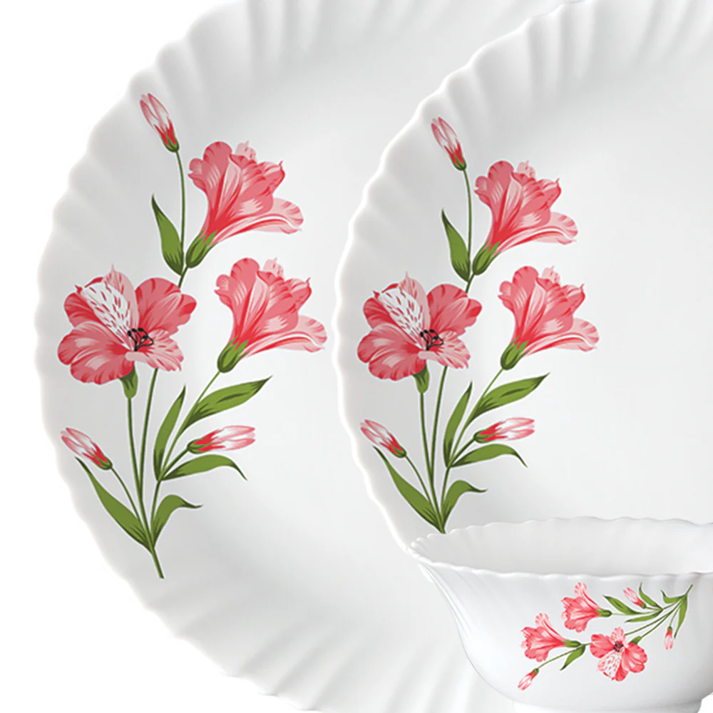 Larah Marina Peach Dinner Set 13 pc - Image 3