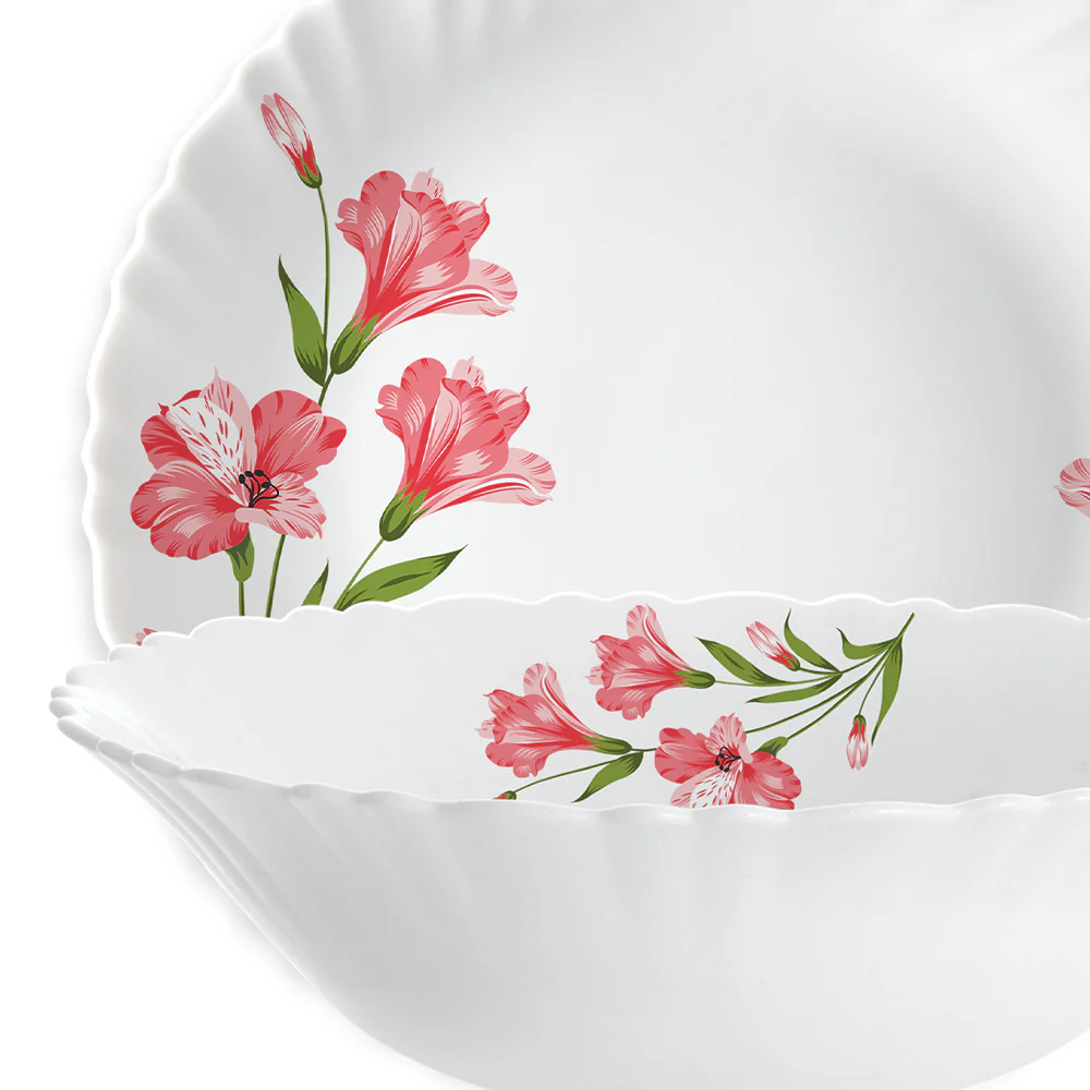 Larah Marina Peach Dinner Set 21 pc - Image 3