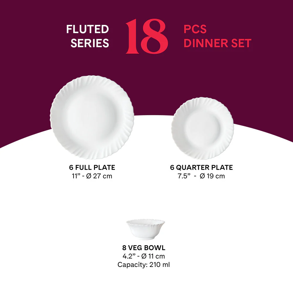 Larah Marina Peach Dinner Set 66 pc - Image 11