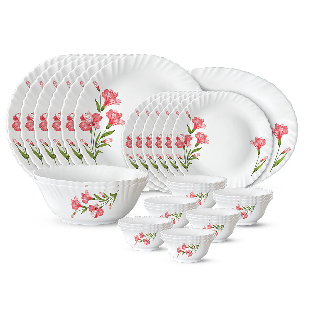Larah Marina Peach Dinner Set 66 pc - Image 24
