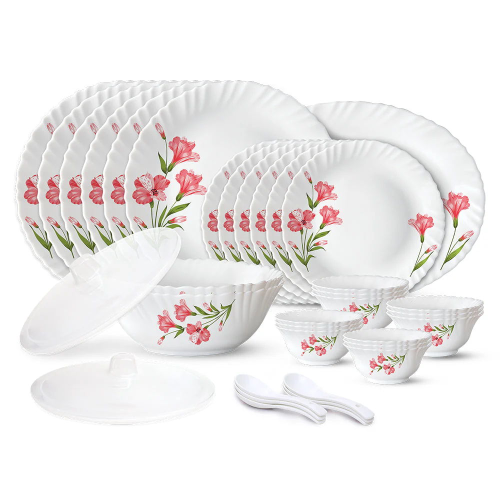 Larah Marina Peach Dinner Set 66 pc - Image 28