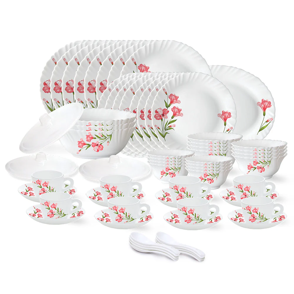 Larah Marina Peach Dinner Set 66 pc - Image 3