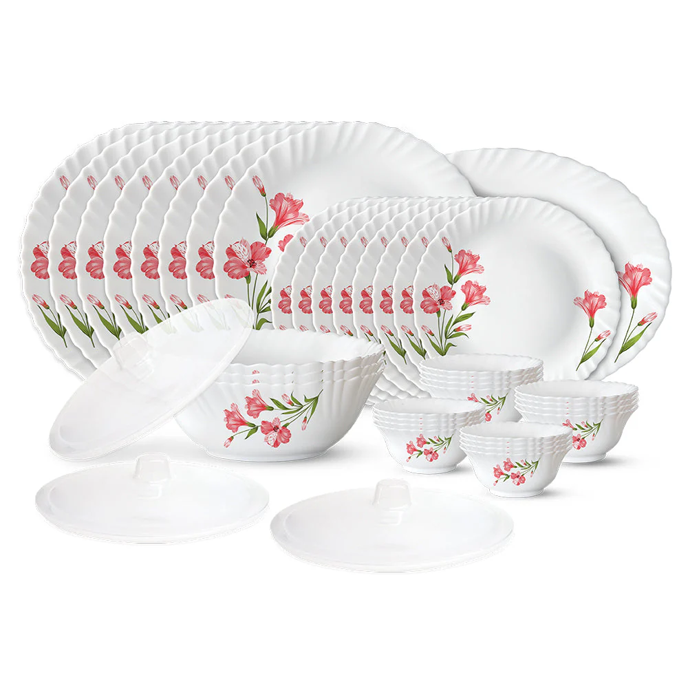 Larah Marina Peach Dinner Set 66 pc - Image 30