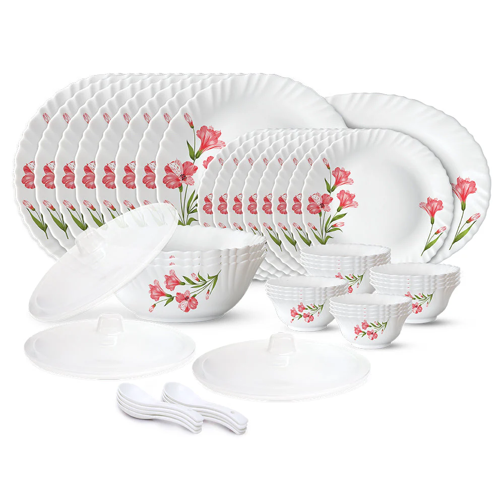 Larah Marina Peach Dinner Set 66 pc - Image 32