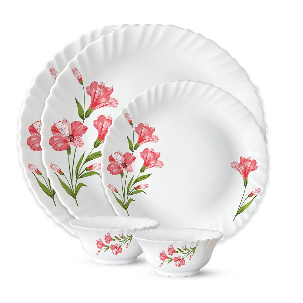 Larah Marina Peach Dinner Set 66 pc - Image 34
