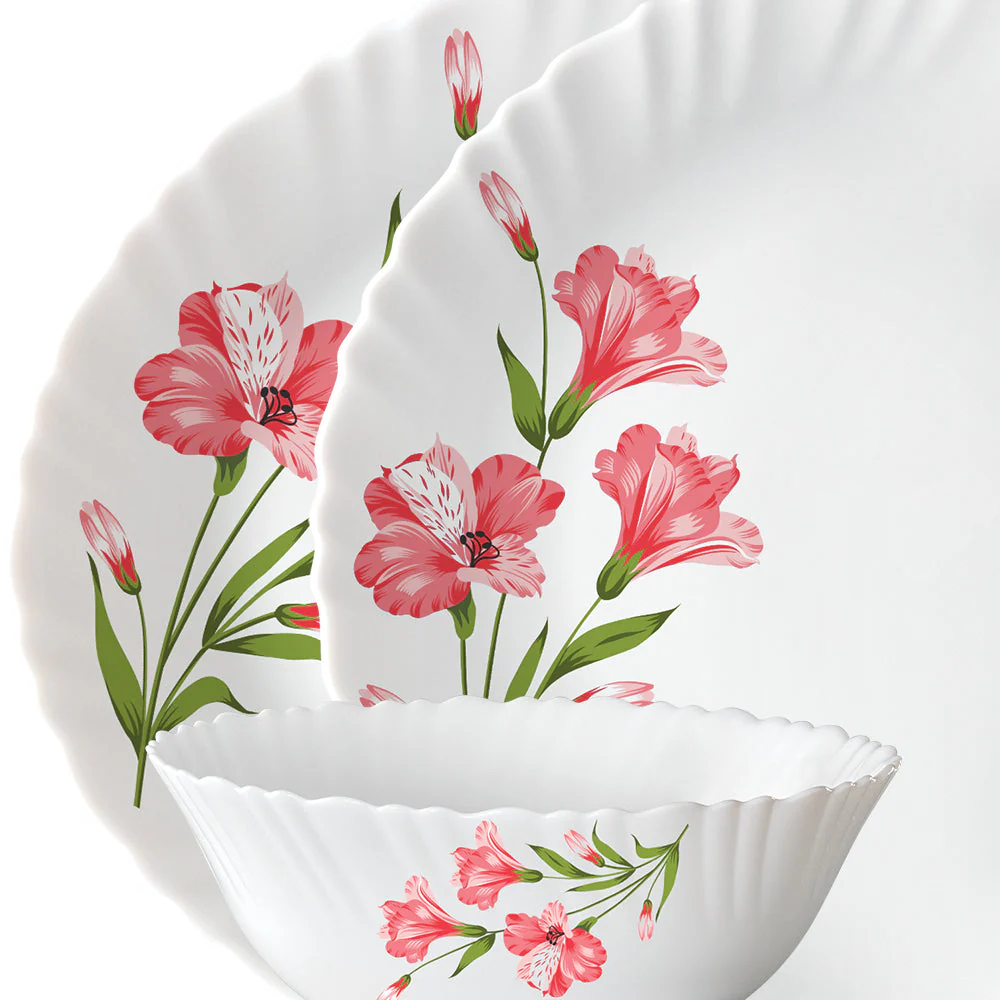 Larah Marina Peach Dinner Set 66 pc - Image 5