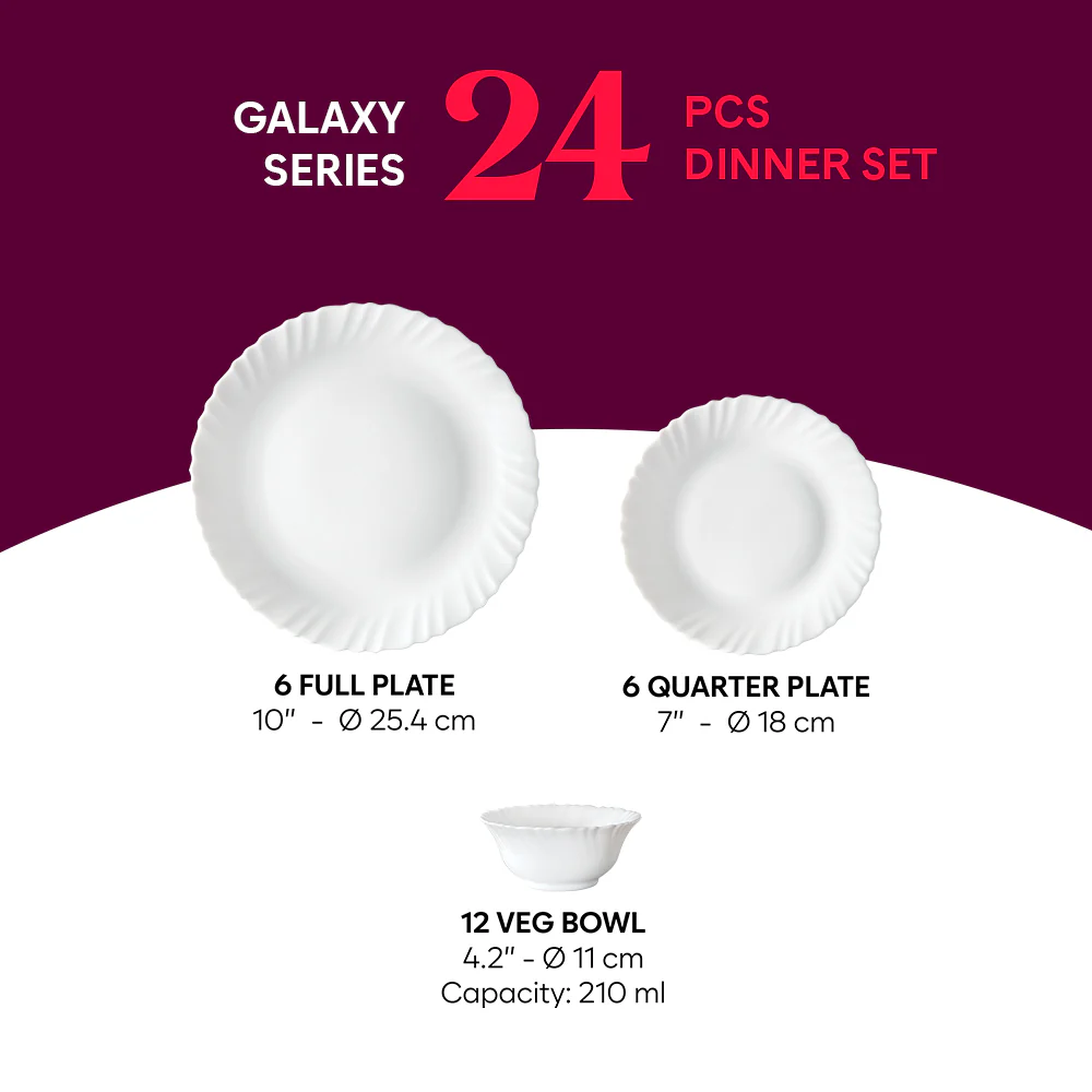 Larah Merlin 24 pc Dinner Set - Image 3