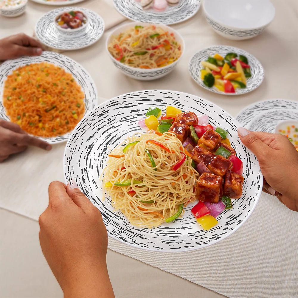 Larah Milky Way Dinner Set, 33 pc - Image 3