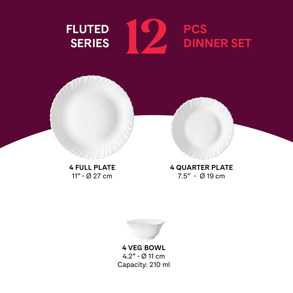 Larah Mimosa Dinner Set, 12 pc - Image 3