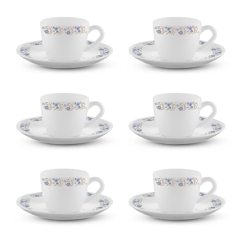 Larah Mist Cup n Saucer Set, 220ml x 12 - Image 4
