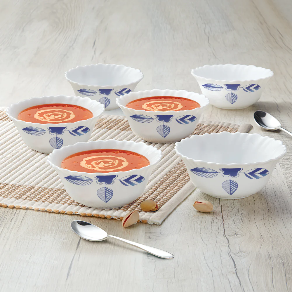 Larah Morning Glory 6 pc Veg Bowl