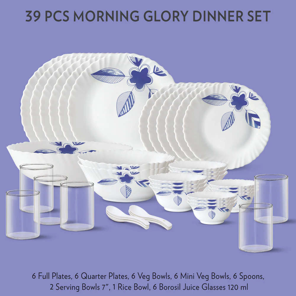 Larah Morning Glory Dinner Set, 15 pc - Image 2