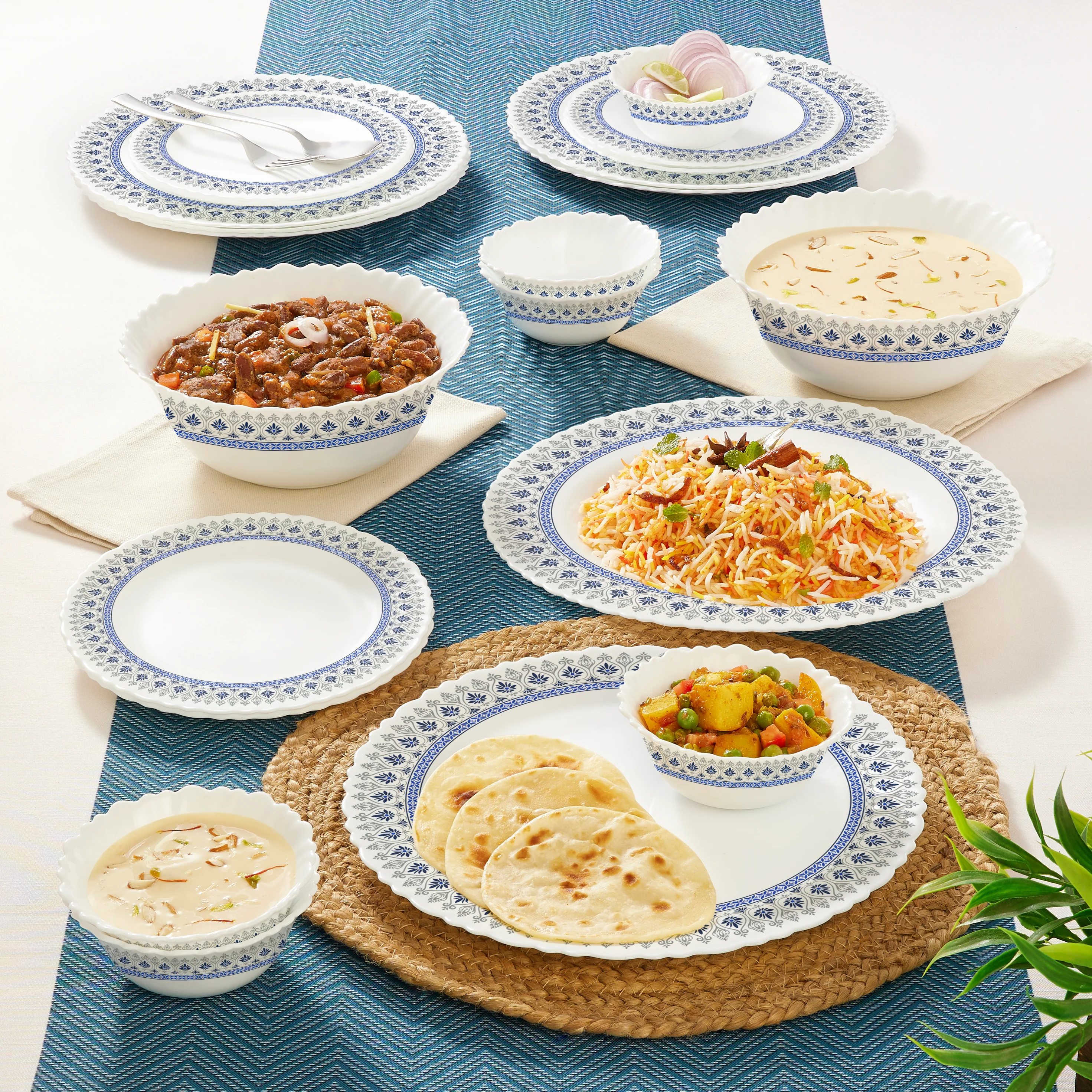Larah Ocean Dinner Set, 21 pc - Image 8