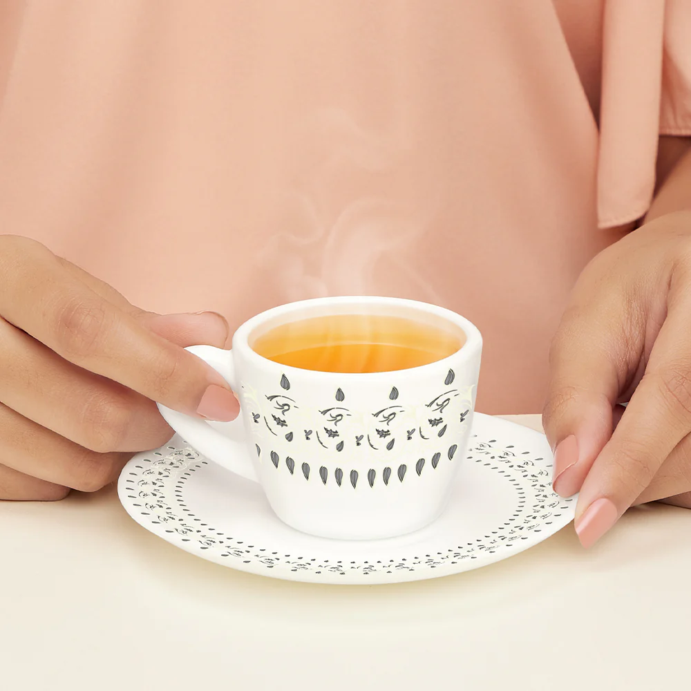 Larah Ora Gold Cup n Saucer Set - Image 2