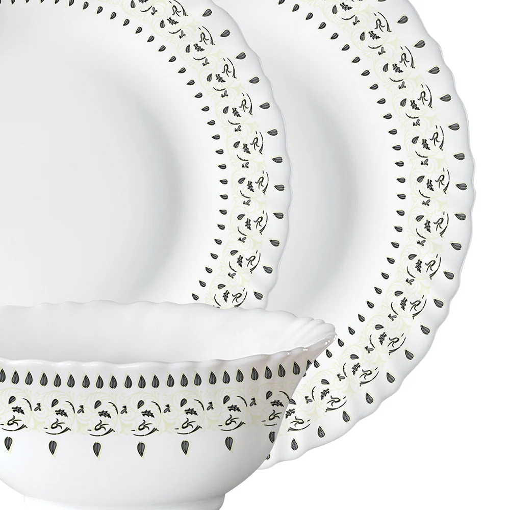 Larah Ora Gold Dinner Set, 19 pc - Image 3