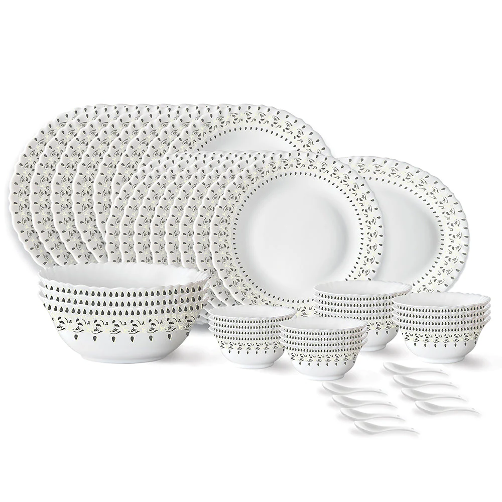 Larah Ora Gold Dinner Set, 35 pc - Image 19