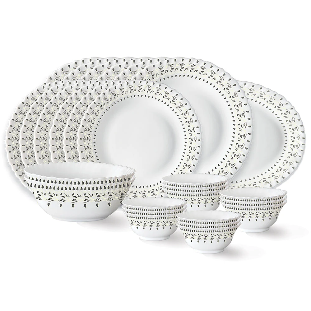 Larah Ora Gold Dinner Set, 35 pc - Image 20