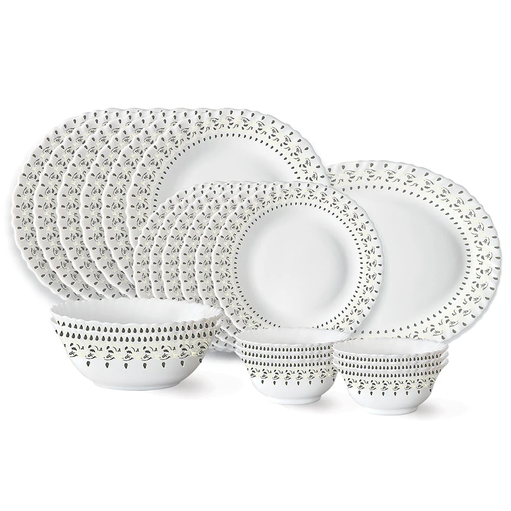 Larah Ora Gold Dinner Set, 35 pc - Image 22