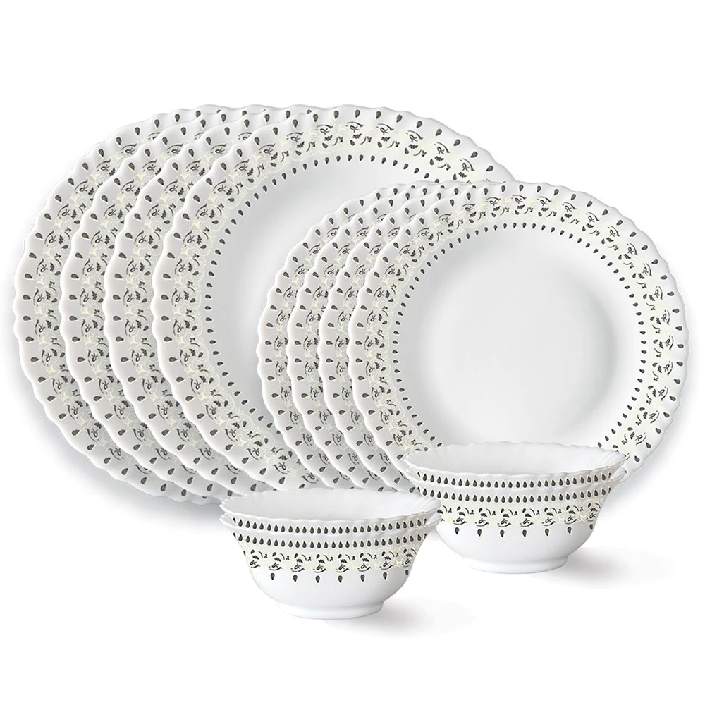 Larah Ora Gold Dinner Set, 35 pc - Image 23