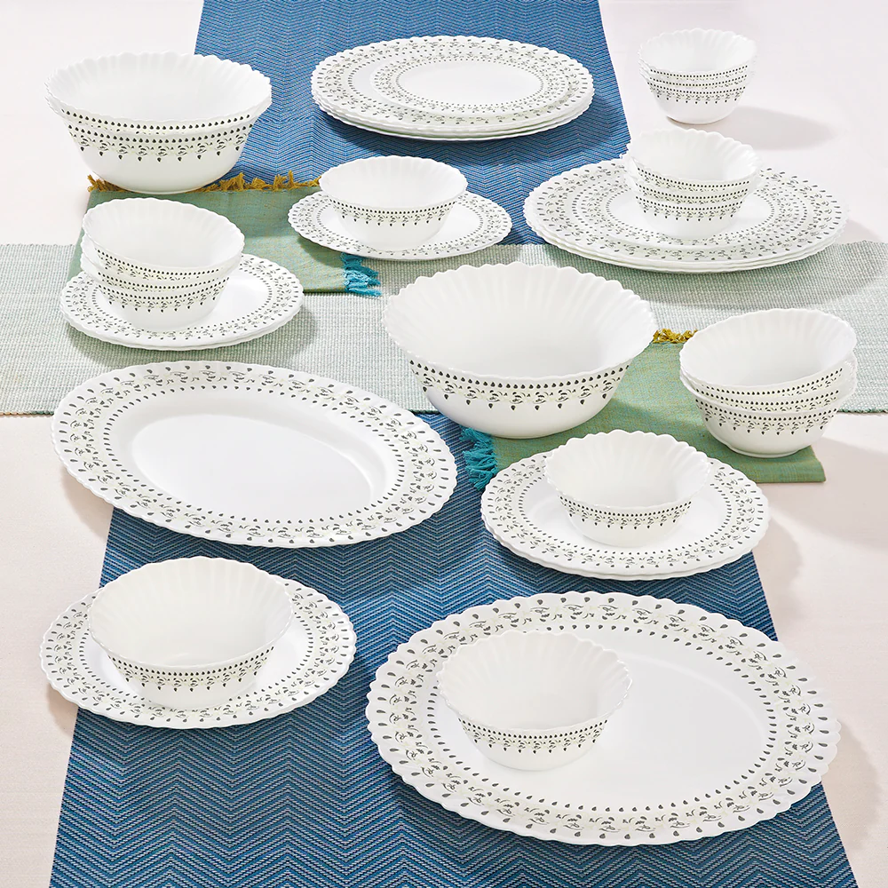 Larah Ora Gold Dinner Set, 36 pc - Image 9
