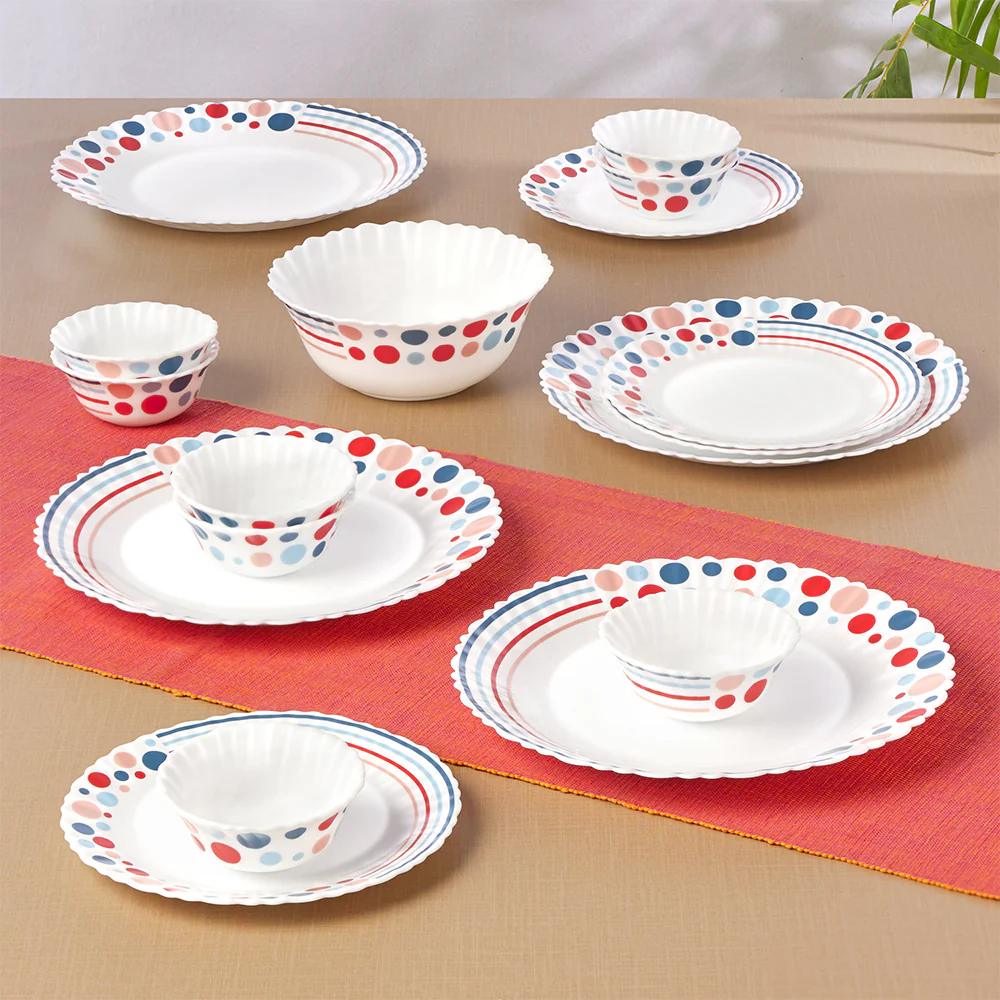 Larah Pastel Dinner Set 17 pc - Image 2