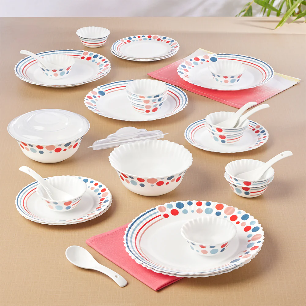 Larah Pastel Dinner Set 34 pc - Image 2