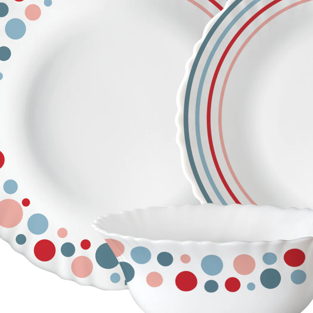 Larah Pastel Dinner Set 44 pc - Image 2