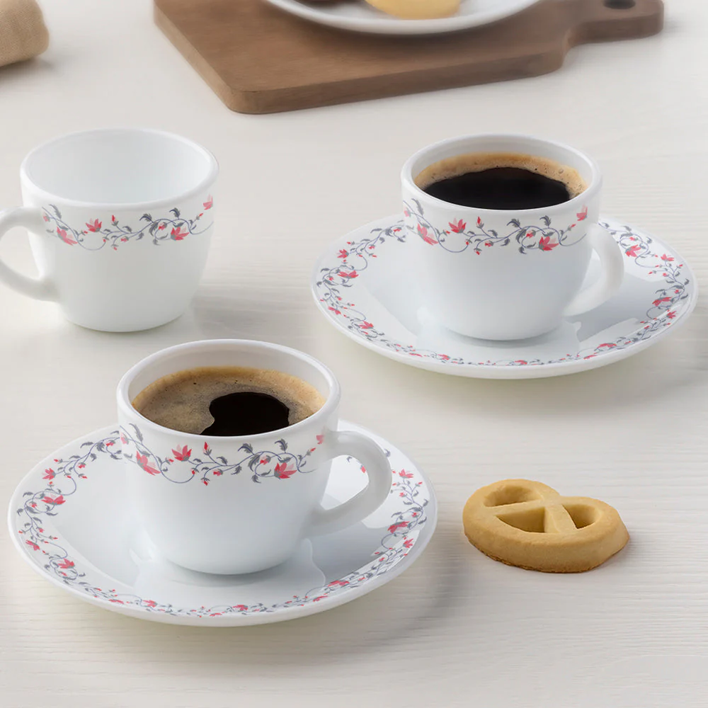 Larah Opalware Pentas Cup n Saucer - Image 2