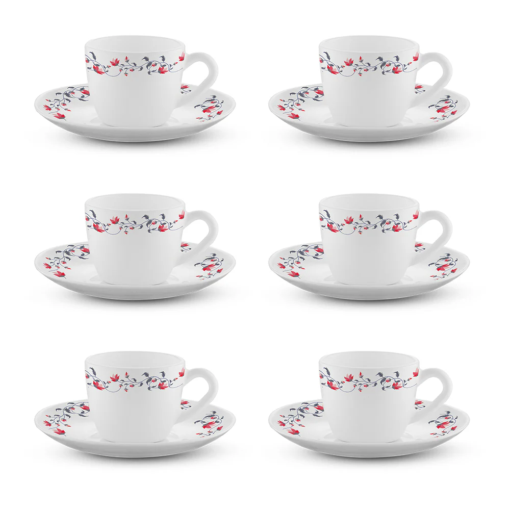 Larah Opalware Pentas Cup n Saucer - Image 3