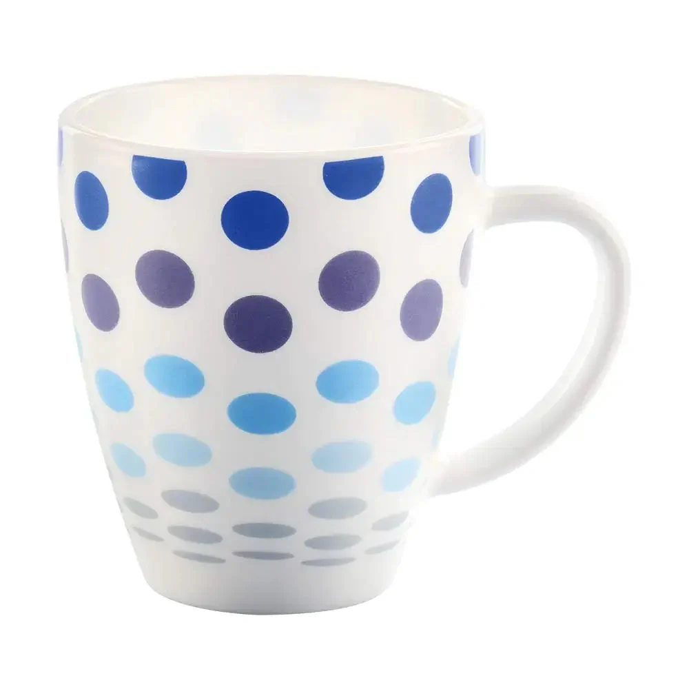Larah Polka Mug, Blue - Image 2