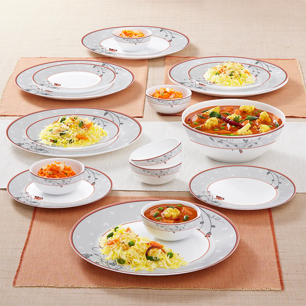 Larah Quartz Dinner Set, 19 pc - Image 2