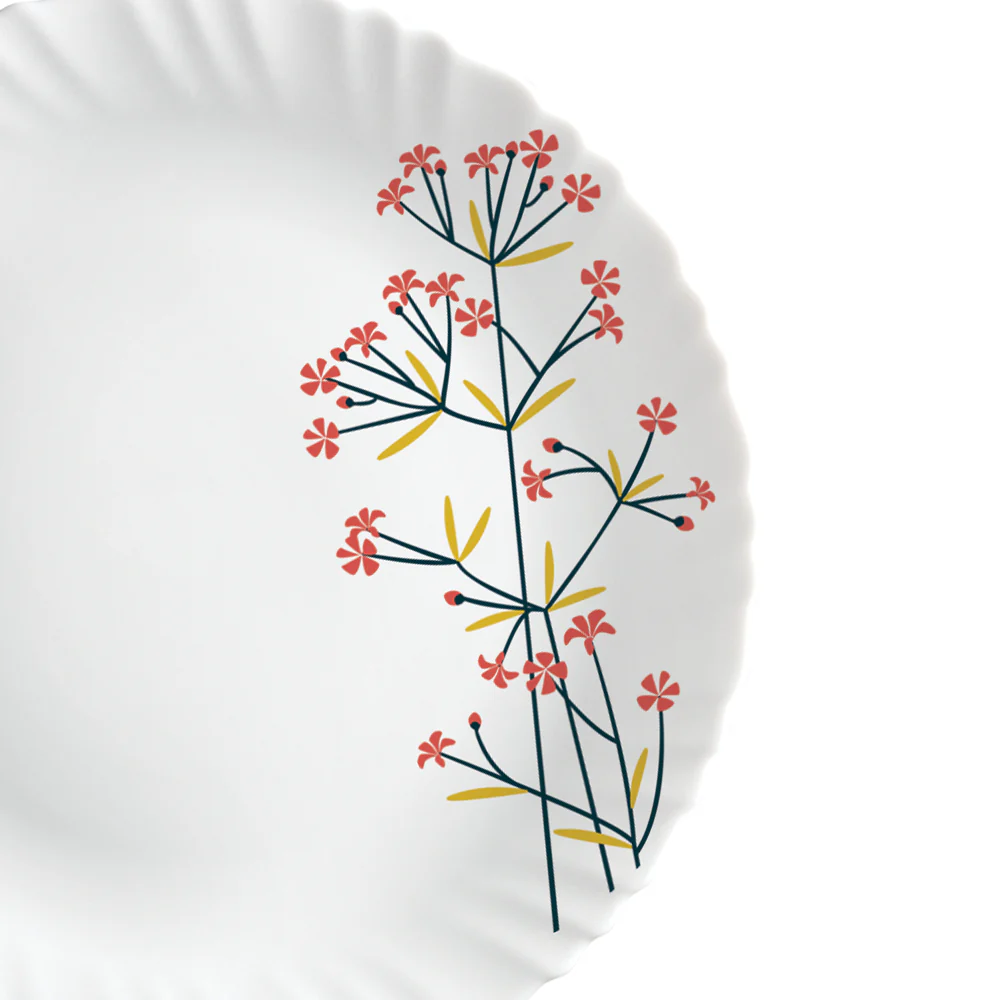 Larah Red Bud 47 pc Dinner Set - Image 4