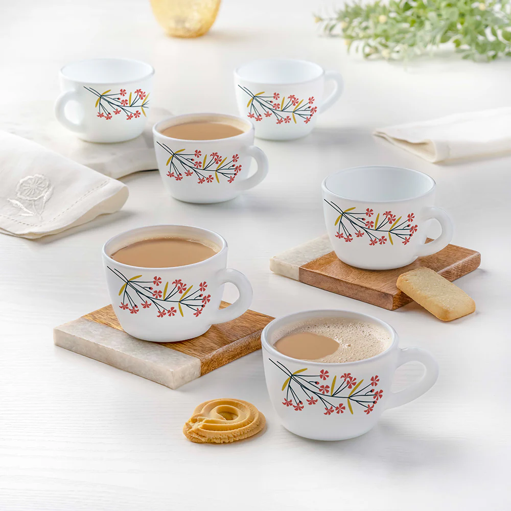 Larah Bud Cup Set, Red