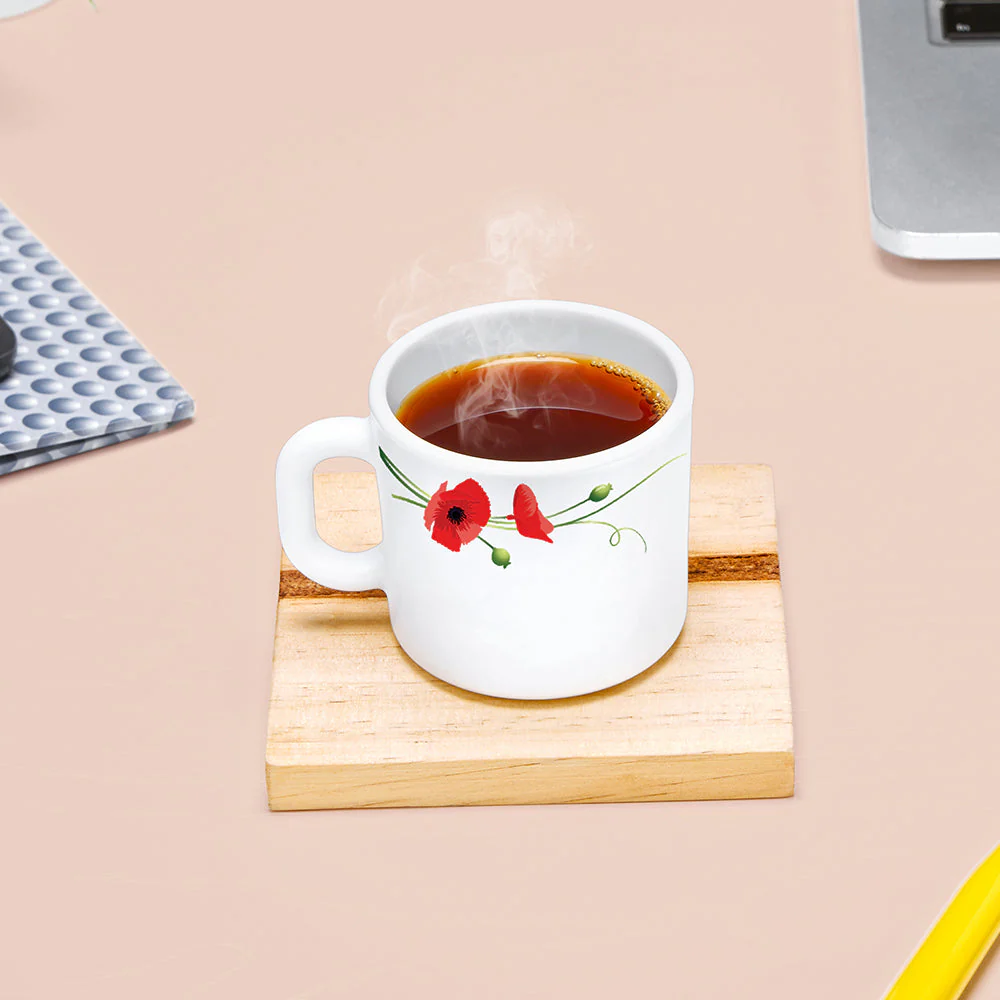Red Carnation Mug Set - Image 8