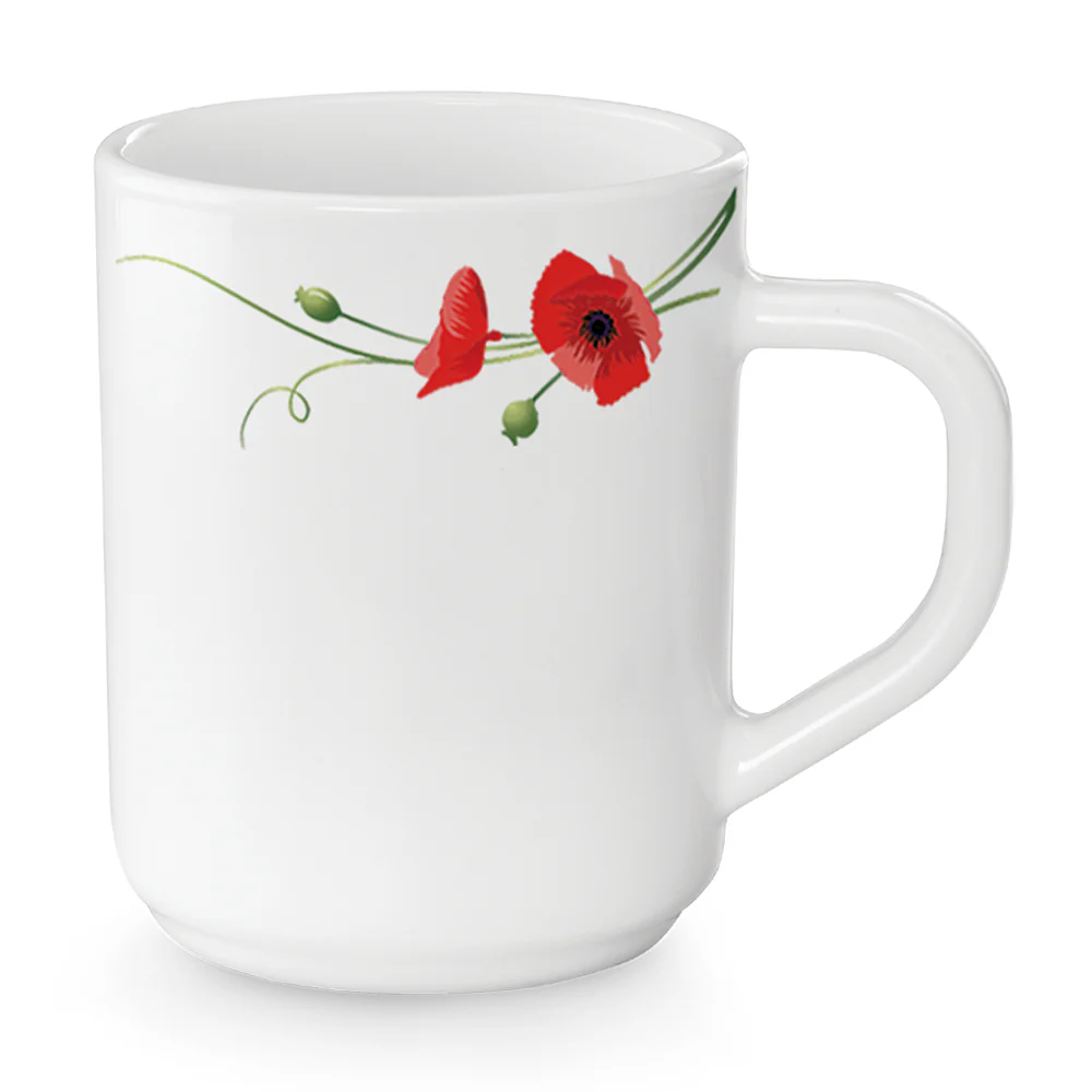 Larah Carnation Mug, Red - Image 2
