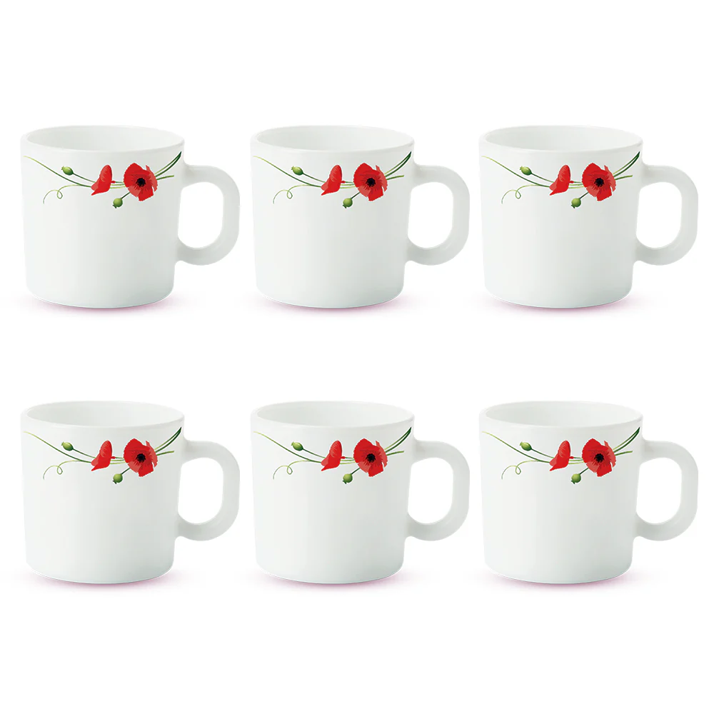Larah Red Carnation Mug Set - Image 2