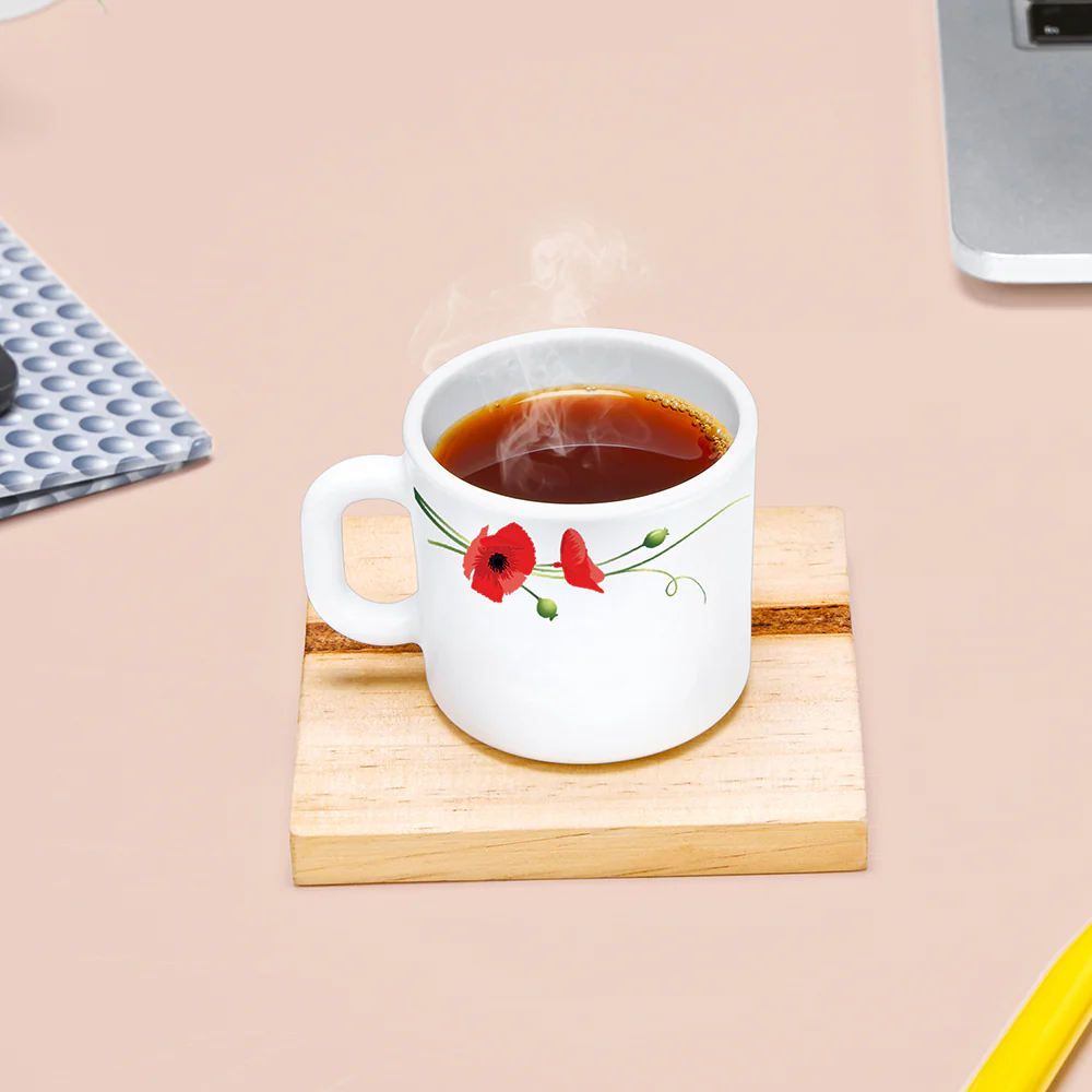 Larah Red Carnation Mug Set - Image 7