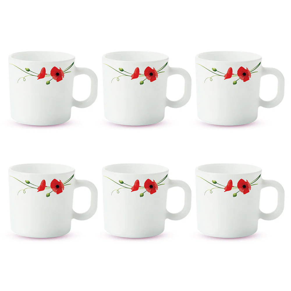 Larah Red Carnation Mug Set - Image 2