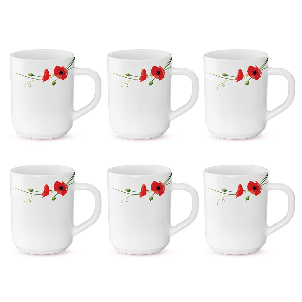 Larah Red Carnation Mug Set - Image 3