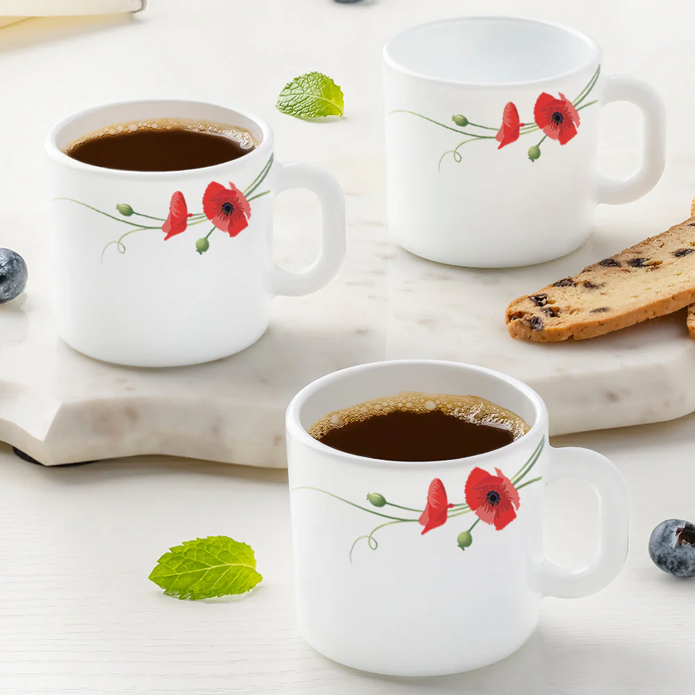 Larah Red Carnation Mug Set - Image 11