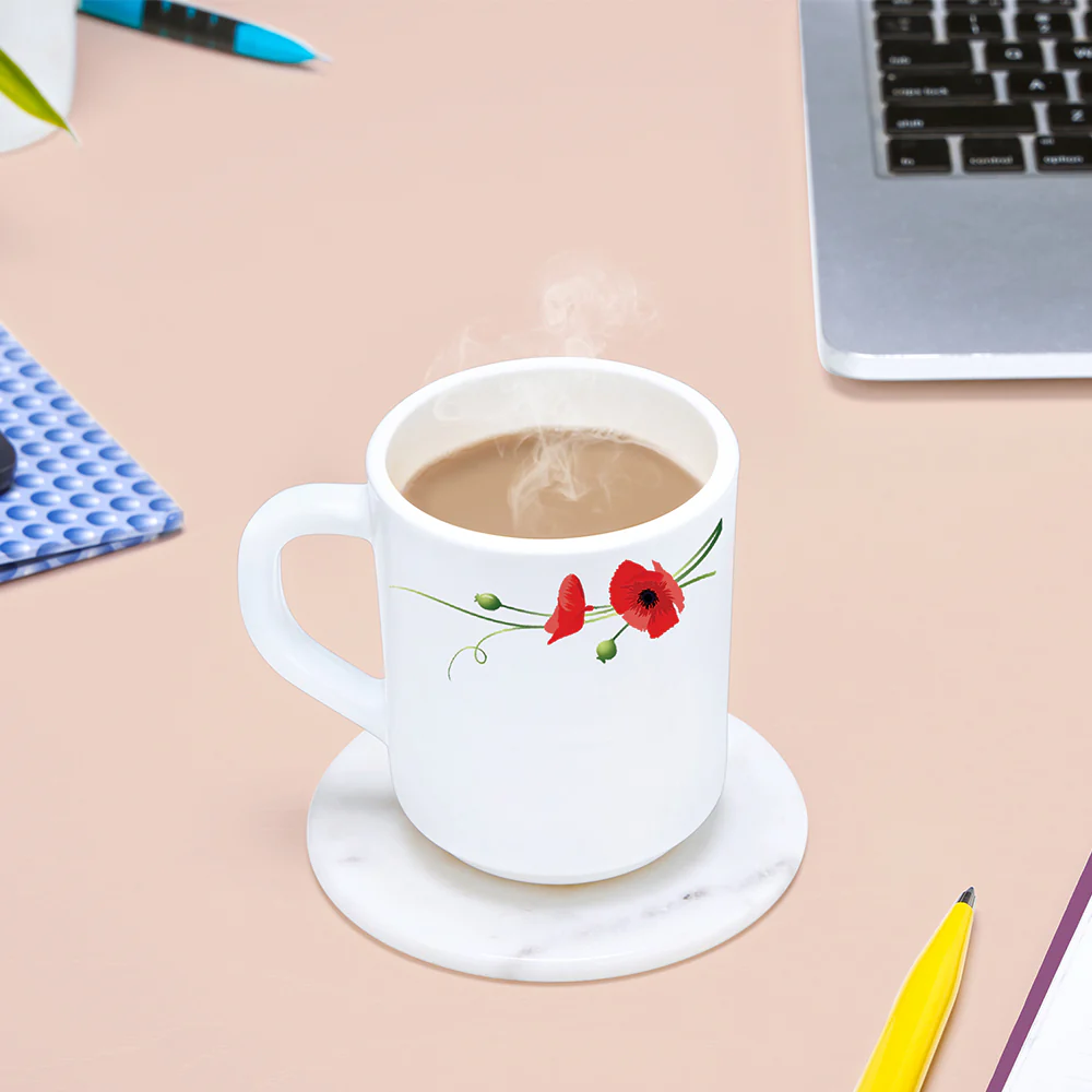 Larah Carnation Mug, Red - Image 7
